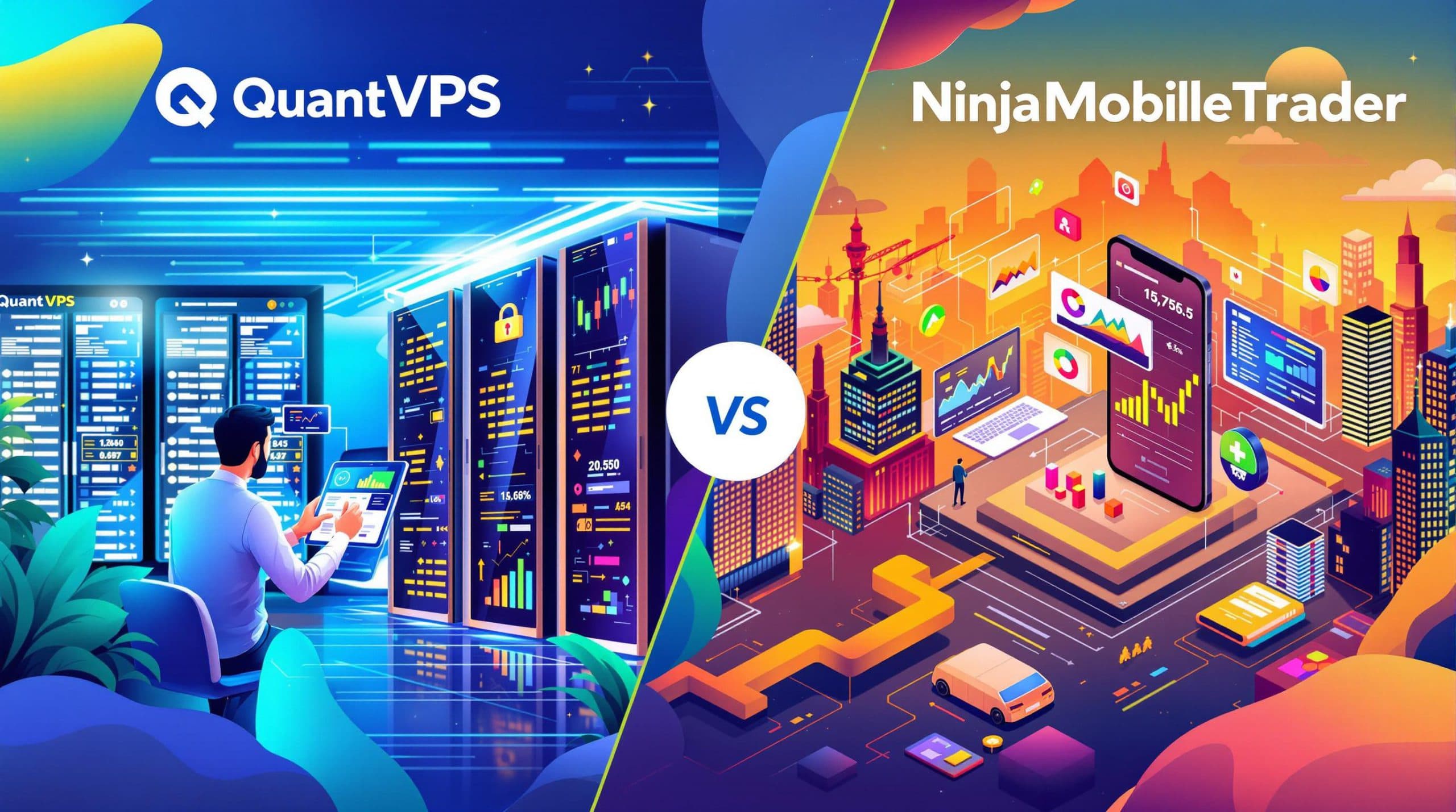 QuantVPS vs. NinjaMobileTrader: Which is the Better Choice for Serious Traders?
