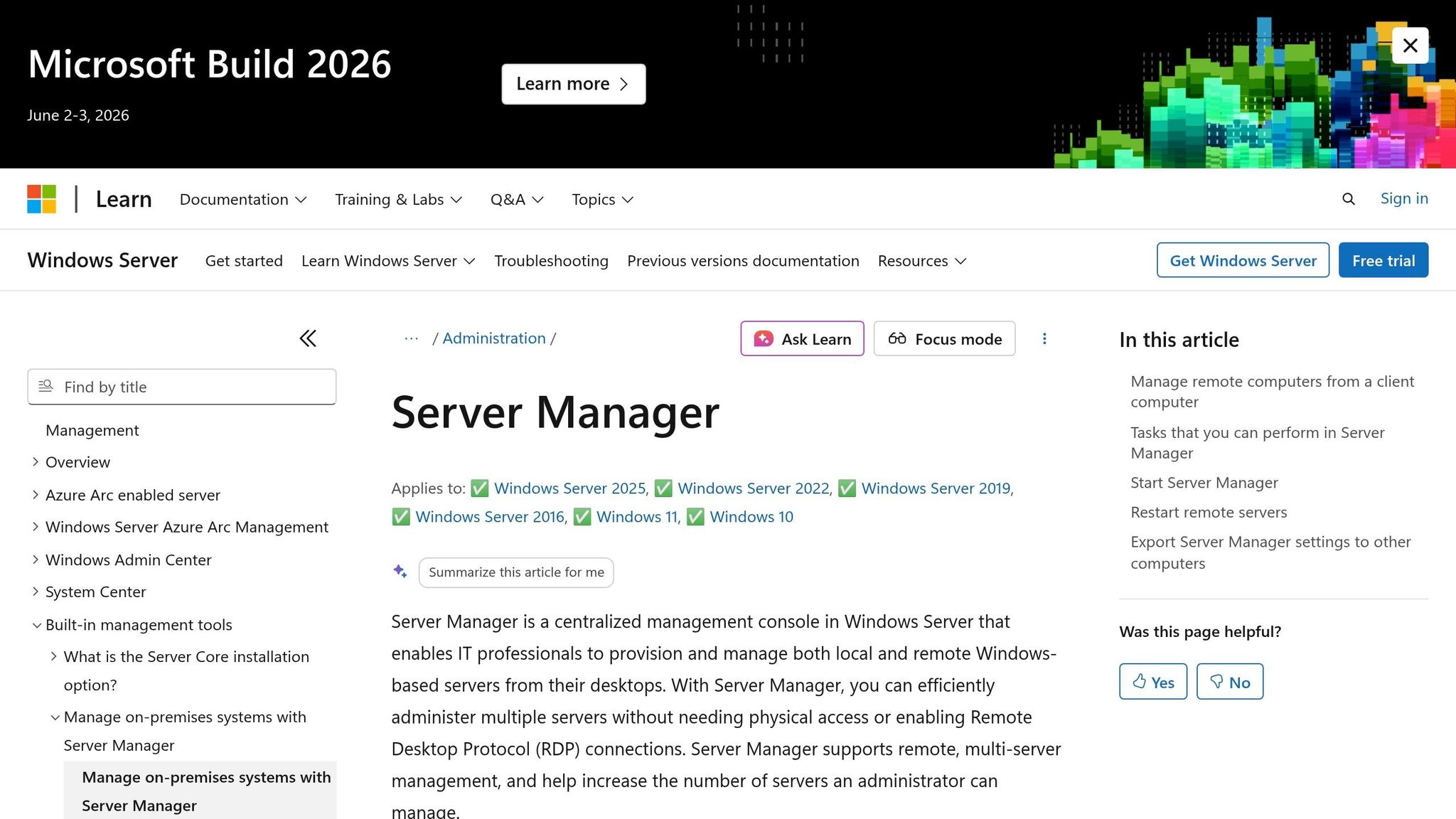 Server Manager