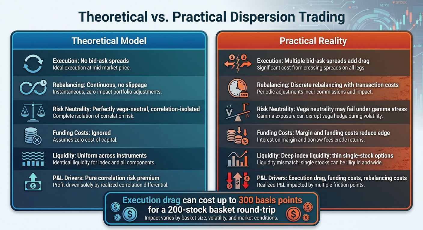 Theoretical vs Practical Dispersion Trading: Key Execution Factors